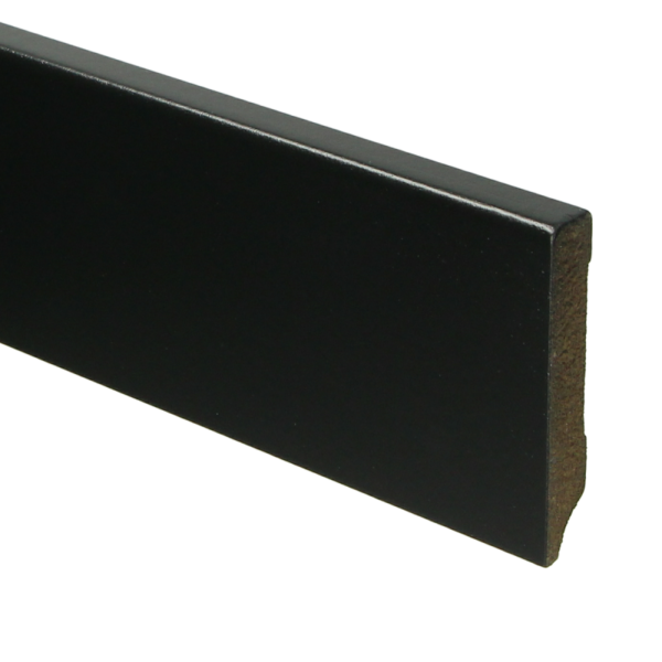 MDF Moderne plint 70x12 voorgelakt RAL 9005